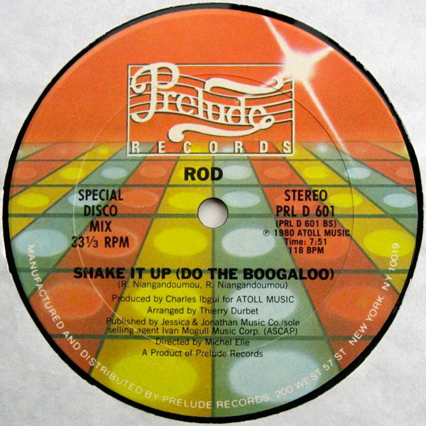 Rod : Shake It Up (Do The Boogaloo) (12")