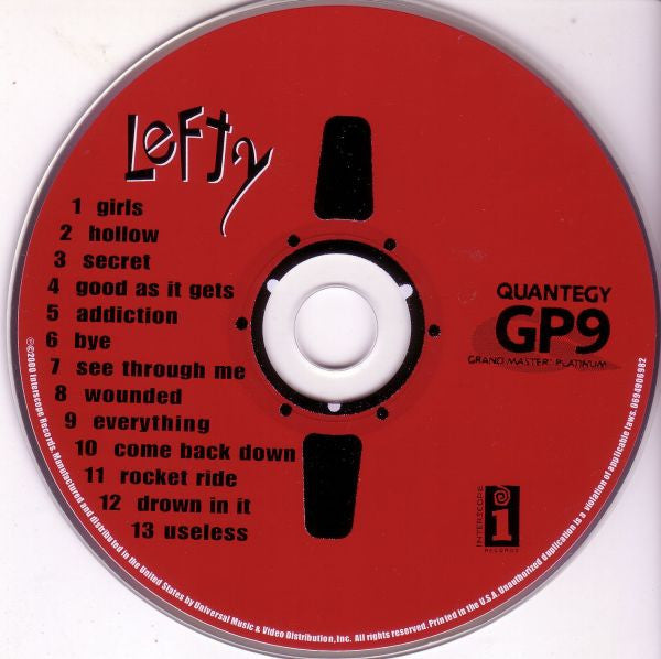 Lefty (7) : 4-3-2-1 (CD, Album)