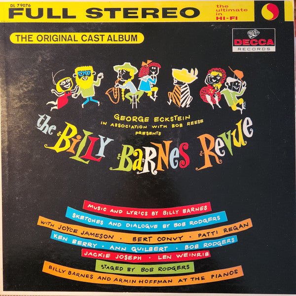 Billy Barnes : The Billy Barnes Revue: The Original Cast Album (LP, Album)