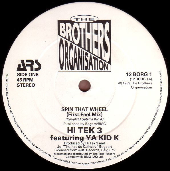 Hi Tek 3 : Spin That Wheel (12")