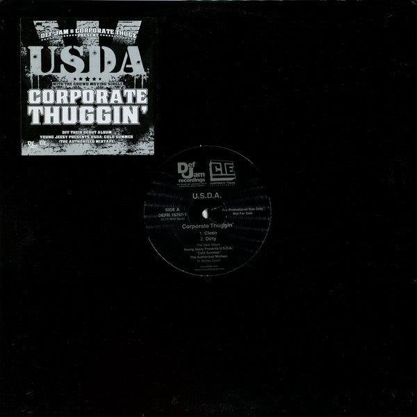 U.S.D.A. : Corporate Thuggin'  / Go Getta (Remix) (12", Promo)