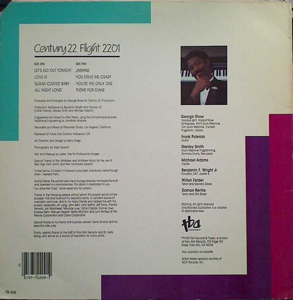 Century 22 Featuring George Shaw : Flight 2201 (LP)