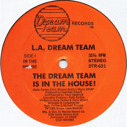 L.A. Dream Team : The Dream Team Is In The House! (12", Pic)
