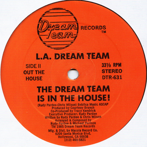 L.A. Dream Team : The Dream Team Is In The House! (12", Pic)