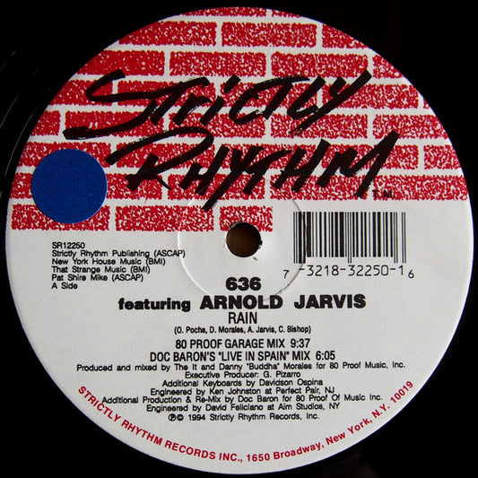 636 Featuring Arnold Jarvis : Rain (12")