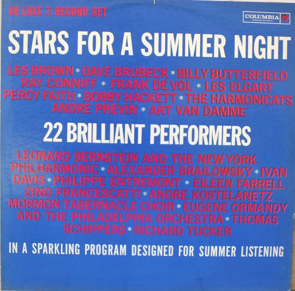 Various : Stars For A Summer Night (2xLP, Comp, Mono)