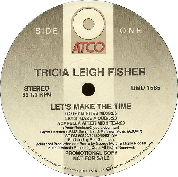 Tricia Leigh Fisher : Let's Make The Time (12", Promo)