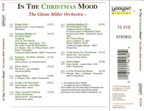 The Glenn Miller Orchestra : In The Christmas Mood (CD, Album)