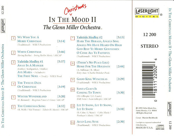 The Glenn Miller Orchestra : In The Christmas Mood II (CD, Album)