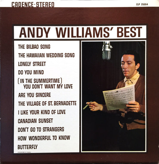Andy Williams : Andy Williams' Best (LP, Comp)