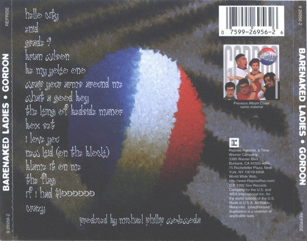 Barenaked Ladies : Gordon (CD, Album, RE)