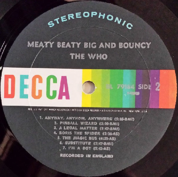 The Who : Meaty Beaty Big And Bouncy (LP, Comp, All)