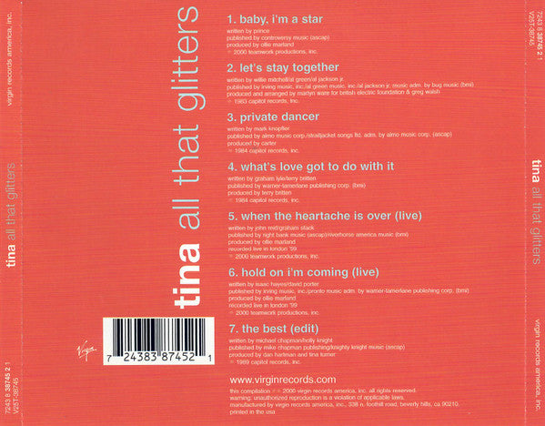 Tina Turner : All That Glitters (CD, Comp, Ltd)
