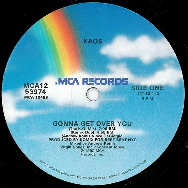 Kaos : Gonna Get Over You (12")