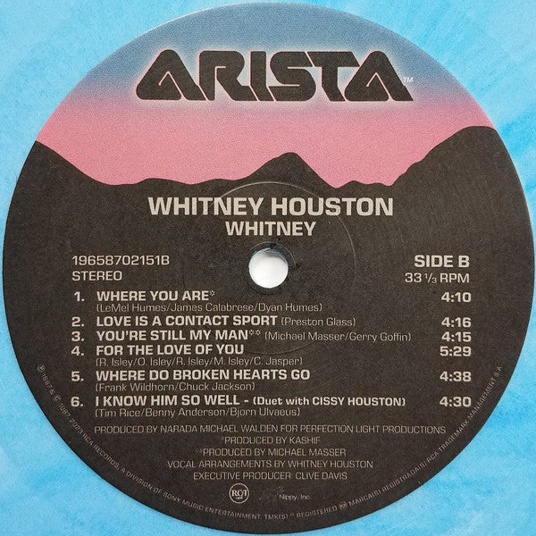 Whitney Houston : Whitney (LP, Album, Ltd, RE, S/Edition, Blu)