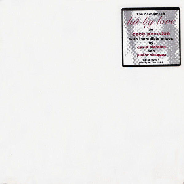 Ce Ce Peniston : Hit By Love (2x12", Promo, Gat)