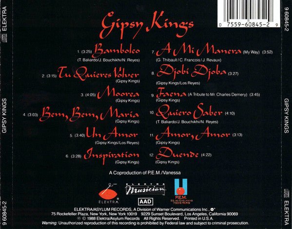 Gipsy Kings : Gipsy Kings (CD, Album)