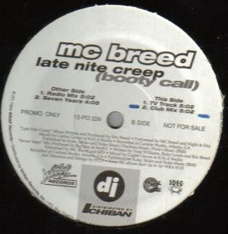 MC Breed : Late Nite Creep (Booty Call) (12", Promo)