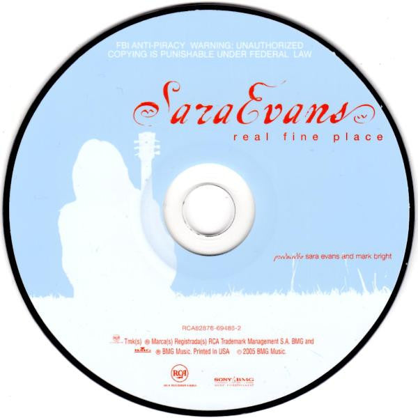 Sara Evans : Real Fine Place (CD, Album)
