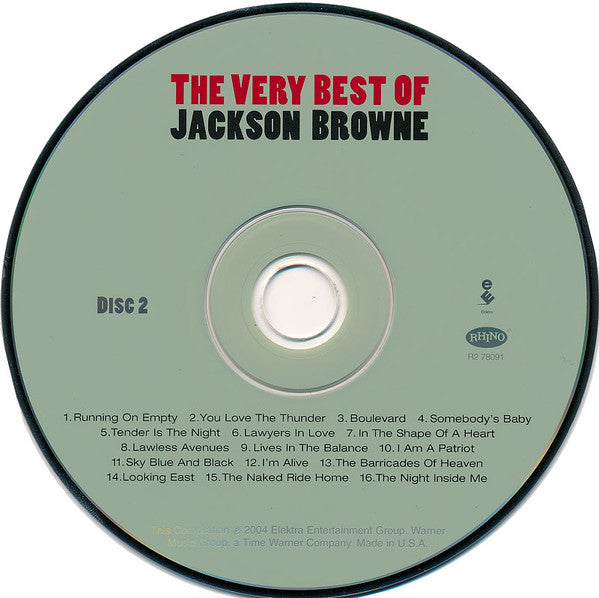 Jackson Browne : The Very Best Of Jackson Browne (2xCD, Comp, RM)