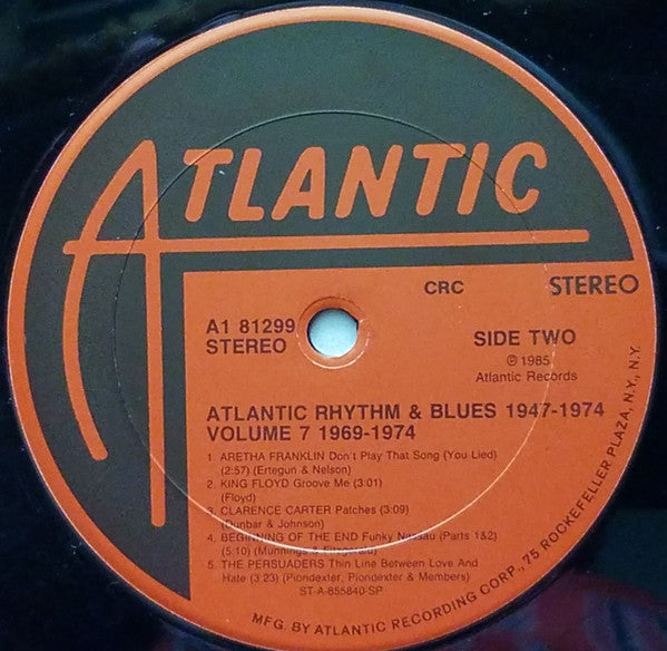 Various : Atlantic Rhythm & Blues 1947-1974, Volume 7 1969-1974 (2xLP, Comp, Club, Gat)