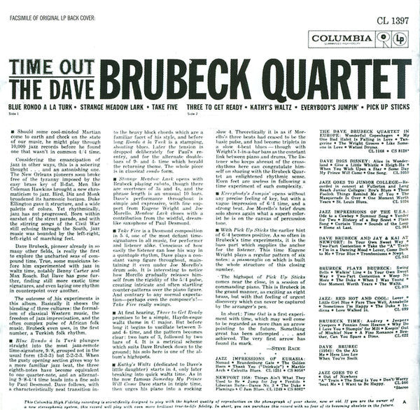 The Dave Brubeck Quartet : Time Out (CD, Album, RE, RM)