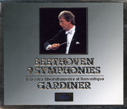 Ludwig van Beethoven — Orchestre Révolutionnaire Et Romantique, John Eliot Gardiner : 9 Symphonies (6xCD, Comp, Club + Box)