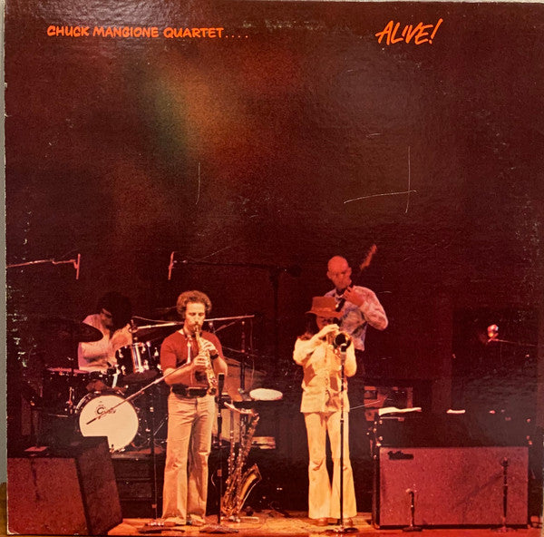 Chuck Mangione Quartet : Alive! (LP, Album, Ter)