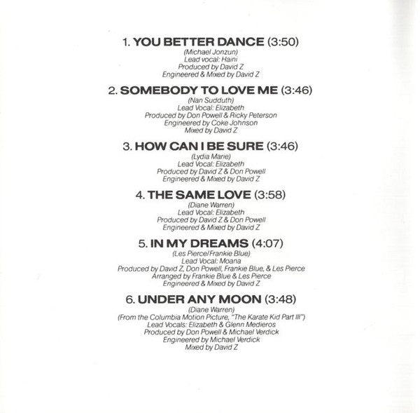 The Jets : Believe (CD, Album)