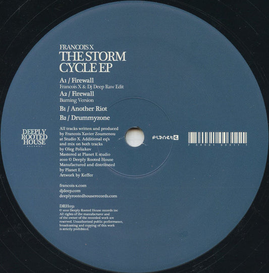 François X : The Storm Cycle EP (12", EP)