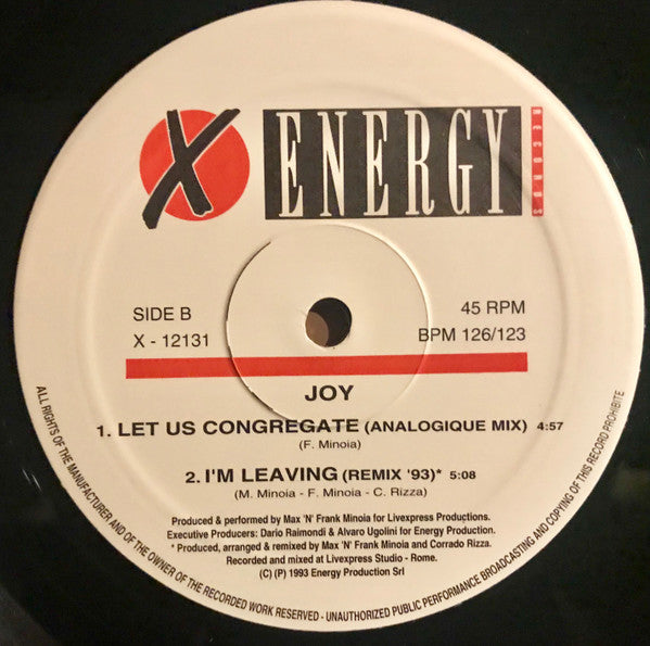 Joy Garrison : Let Us Congregate (12")