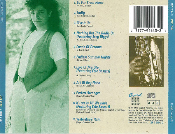 Dave Koz : Dave Koz (CD, Album)
