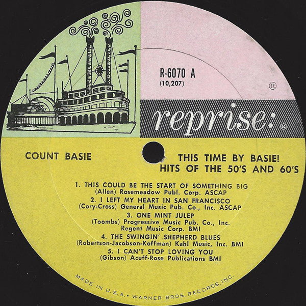 Count Basie : This Time By Basie! Hits Of The 50's & 60's (LP, Album, Mono)