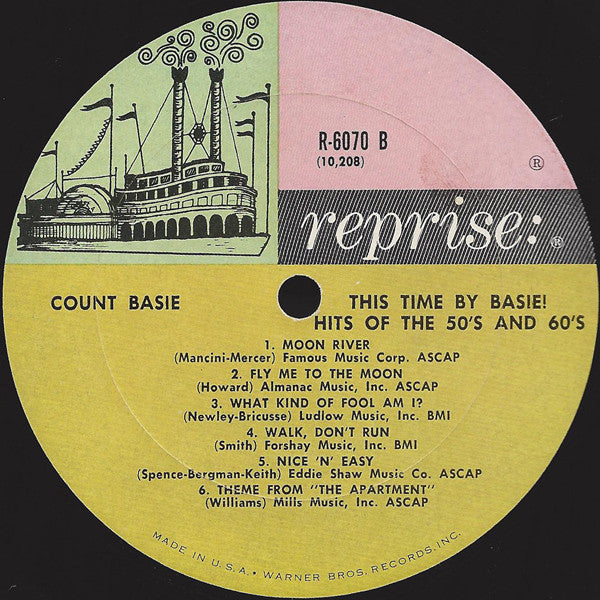 Count Basie : This Time By Basie! Hits Of The 50's & 60's (LP, Album, Mono)