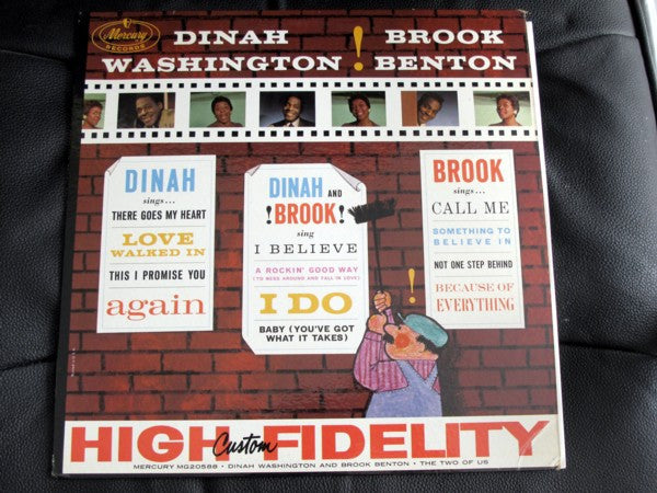 Dinah Washington And Brook Benton : The Two Of Us (LP, Album, Mono)