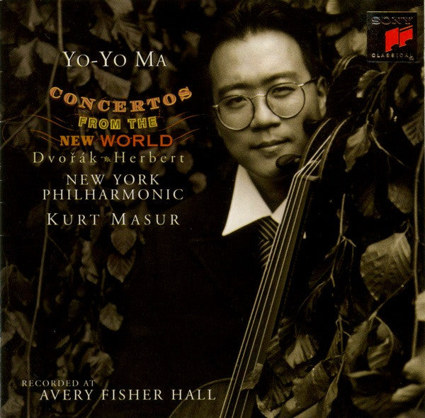Antonín Dvořák, Victor Herbert - Yo-Yo Ma - The New York Philharmonic Orchestra, Kurt Masur : Concertos From The New World (CD, Album, SBM)