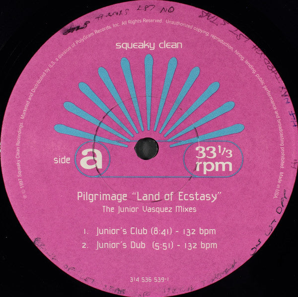 Pilgrimage : Land Of Ecstasy (12")
