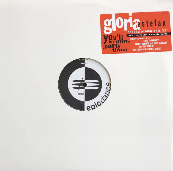 Gloria Estefan : You'll Be Mine (Party Time) (12", Single, Promo, #2)
