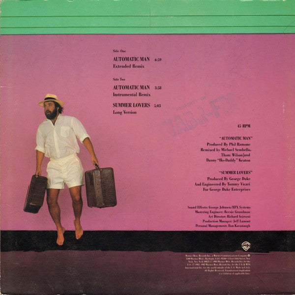 Michael Sembello : Automatic Man (12", Single)