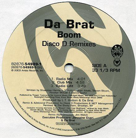 Da Brat : Boom (Remixes) (12")