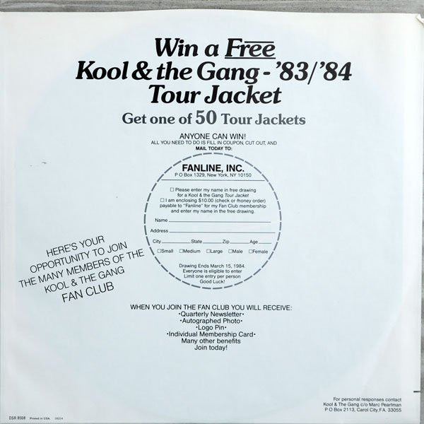 Kool & The Gang : In The Heart (LP, Album, 26 )