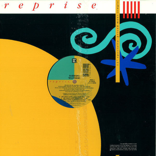 Barbara Weathers : My Only Love (12")