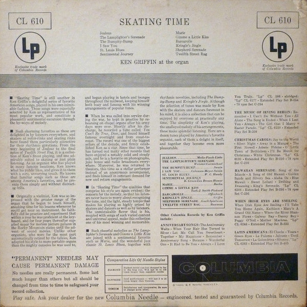 Ken Griffin (2) : Skating Time (LP, Album)
