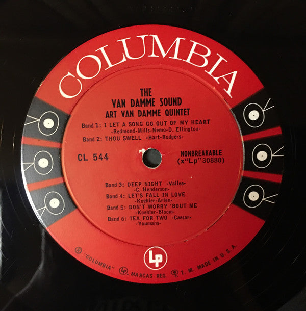 The Art Van Damme Quintet : The Van Damme Sound (LP, Mono)