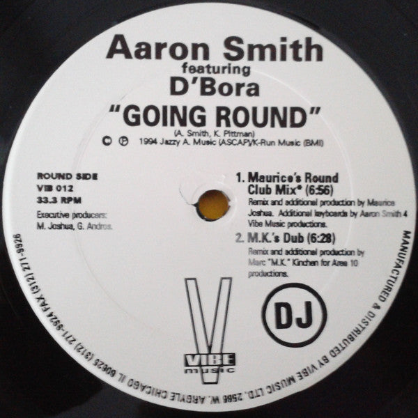 Aaron Smith Featuring D'Bora : Going Round (12", Promo)