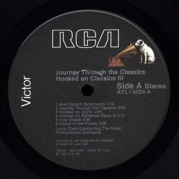 Louis Clark Conducting The Royal Philharmonic Orchestra : Hooked On Classics III - Journey Through The Classics (LP, Album, RE)