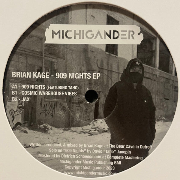 Brian Kage : 909 Nights EP (12", Ltd, Smo)