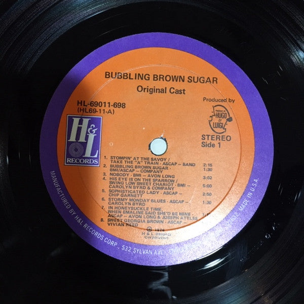 Various : Bubbling Brown Sugar - Original Broadway Cast (LP, Album, Gat)