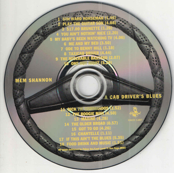 Mem Shannon : A Cab Driver's Blues (CD, Album)