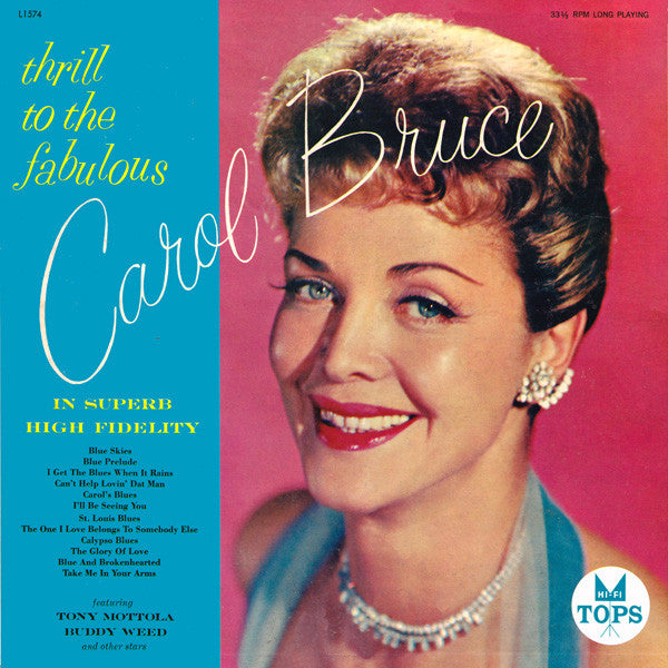 Carol Bruce : Thrill To The Fabulous Carol Bruce (LP, Album, Mono)